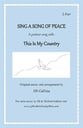 Sing a Song of Peace Two-Part choral sheet music cover